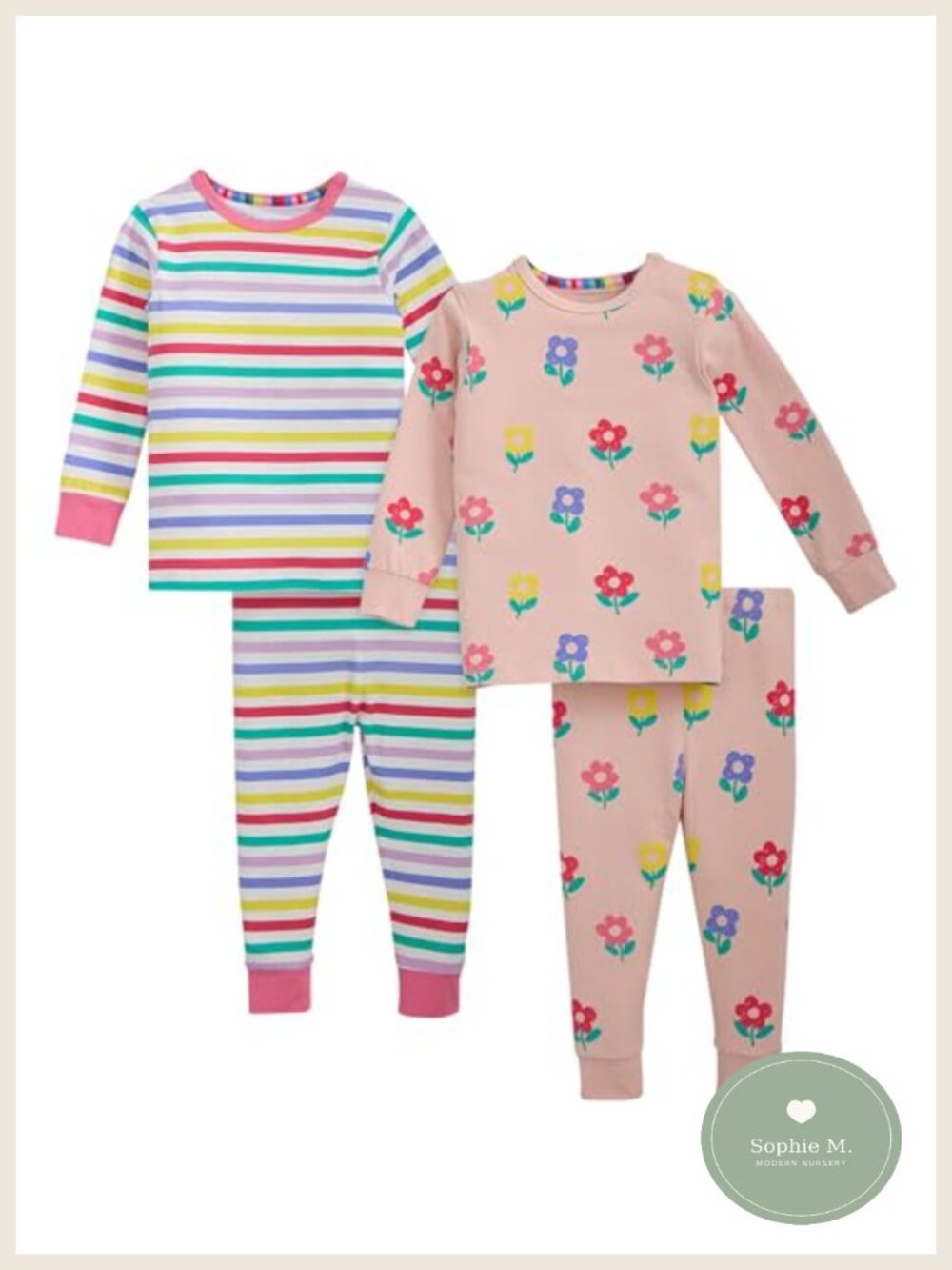 Magnetic Me Cloudstretch 2-Pack Pajama Set Long Sleeve Kids Pajamas
